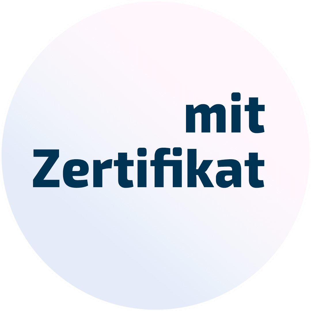 mit Zertifikat