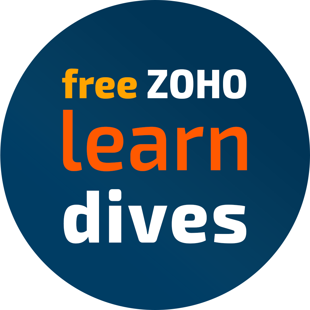 free Zoho learn dives